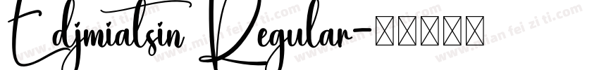Edjmiatsin Regular字体转换